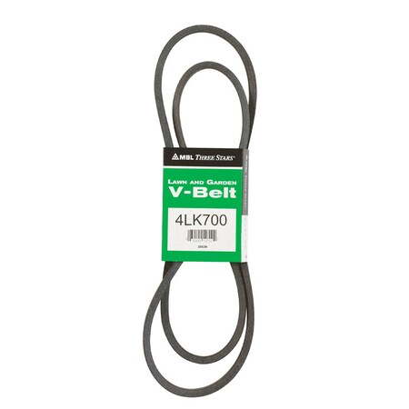 Mbl Mitsuboshi Super KB Standard V-Belt 0.5 in. W X 70 in. L For Riding Mowers 4LK700A